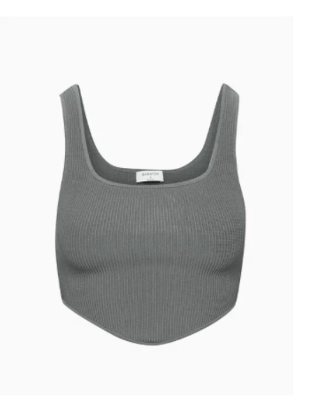 Aritzia Babaton Sculpt Knit Squareneck Point Tank